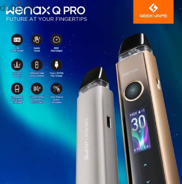 وينكس كيو برو من جيك فيب Geekvape Wenax Q Pro 3