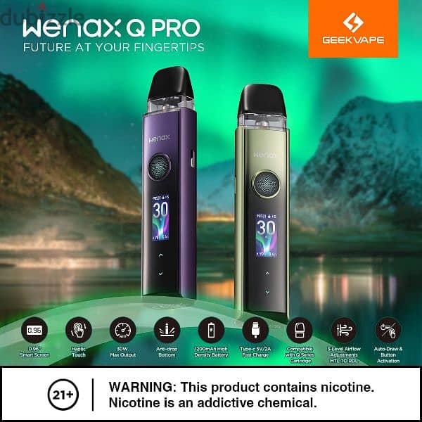 وينكس كيو برو من جيك فيب Geekvape Wenax Q Pro 6