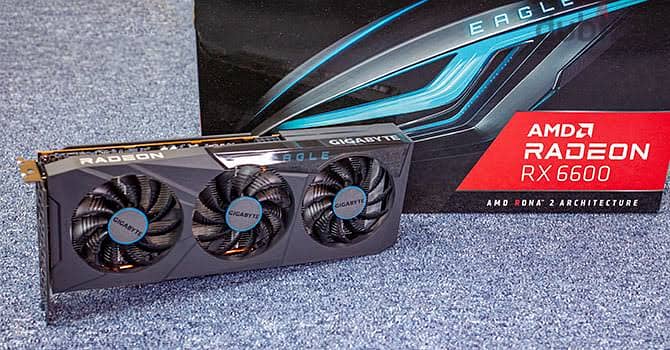 AMD RX 6600 8GB Gaming GPU 3 Fans -  كارت شاشة جيمينج ٣ مراوح 0