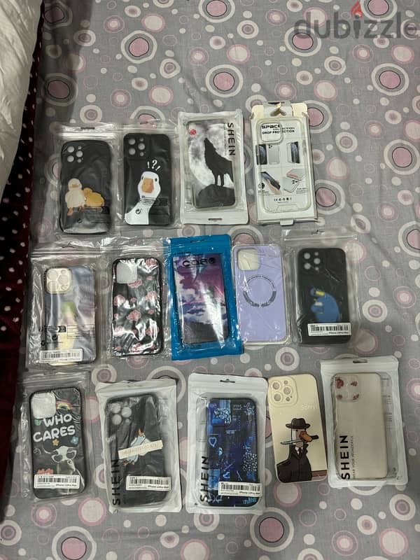 iphone 13 promax covera . . all from shein never used 0