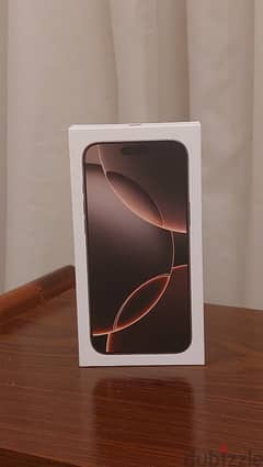 I phone 16 promax256 Desrt titanium 0