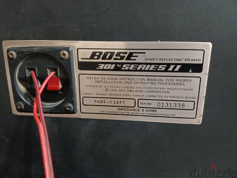 bose 301 series II 3