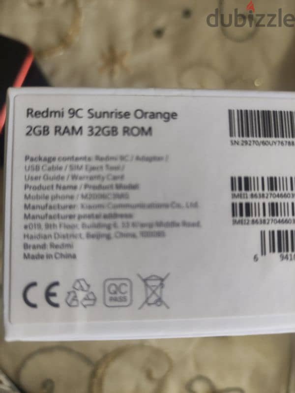 redmi 9c sunrise orange 2