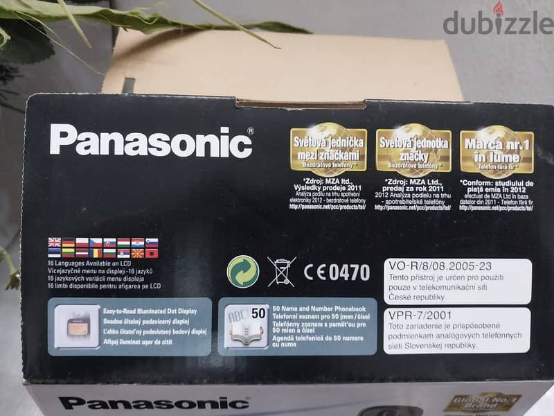 للبيع تليفون لاسلكي باناسونيك Panasonic  KX-TG1611FX 1