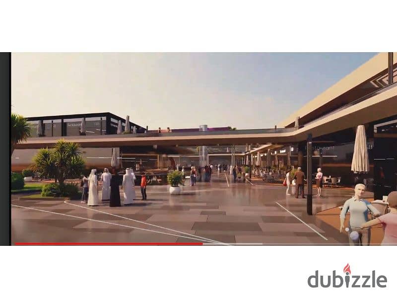 A commercial store for sale in installments, a prime location, Sheikh Zayed, directly on the Dahshour link 3