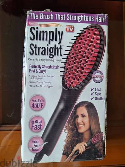 ceramic straightening brush