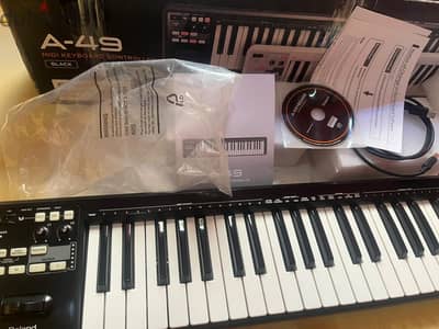 Roland A49BK 49 Key USB MIDI Controller - Black