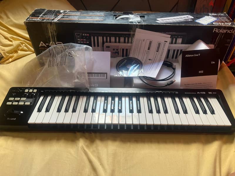 Roland A49BK 49 Key USB MIDI Controller - Black 5