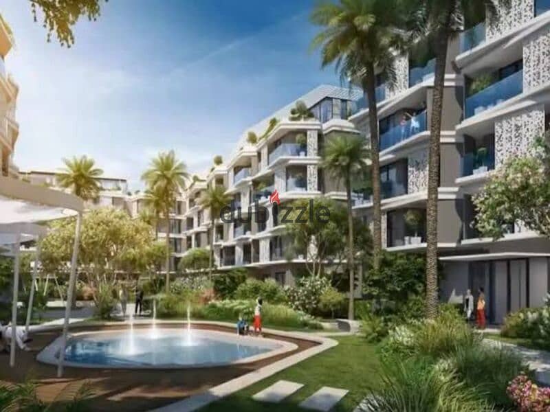 Apartment for sale, immediate delivery, Badya Palm Hills Compound, super deluxe finishing, distinguished location 2