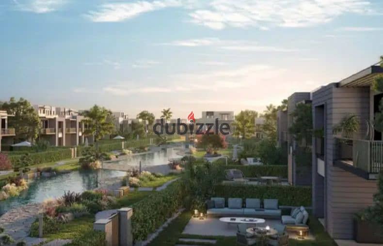 Apartment in the heart of Sheikh Zayed, prime location in front of Al-Jazeera Club, Garden Lakes compound, Hyde Park. 2