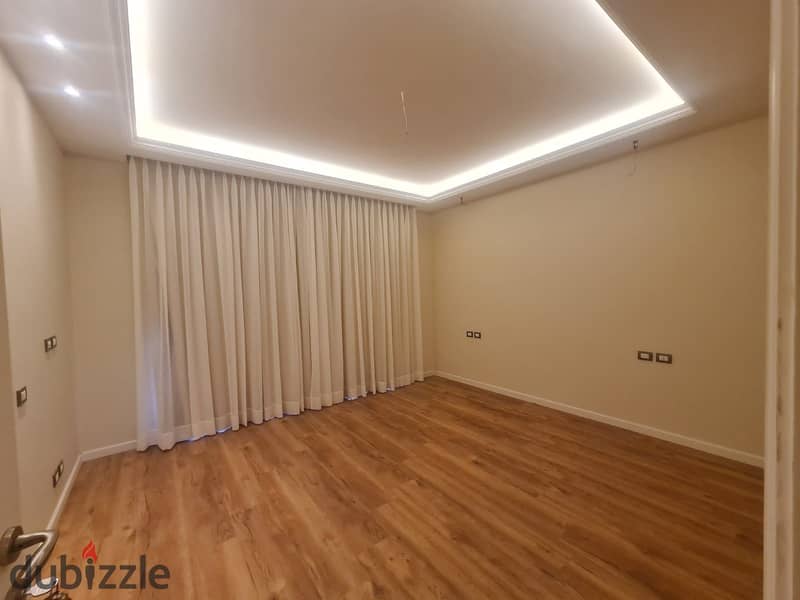 apartment for rent , first residence , garden view in silver palm compound new cairo beside garden 8 mall 4