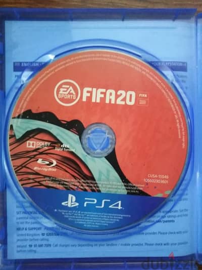 لعبة fifa 20 و horizon zero dawn CD ps4