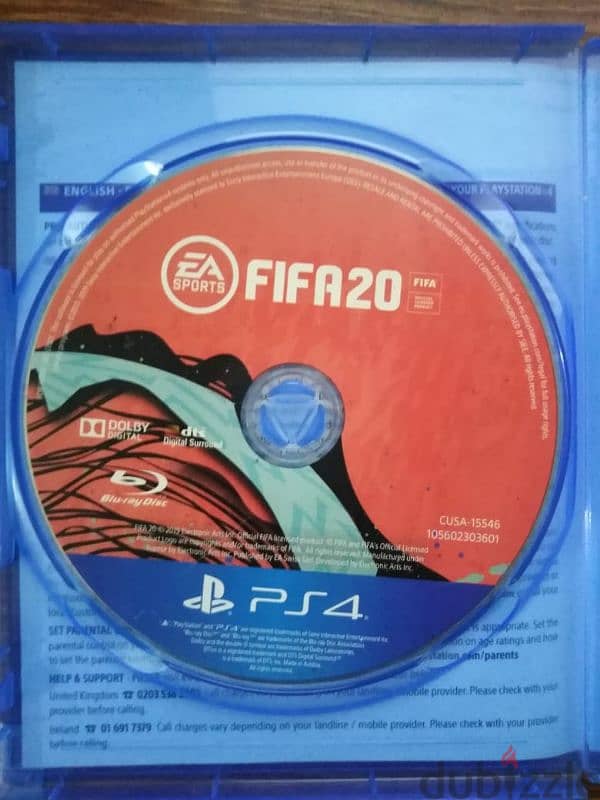 لعبة fifa 20 و horizon zero dawn CD ps4 0