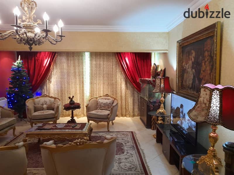 Furnished apartment for rent, 3 rooms, fully air-conditioned, in Nasr City, next to City Stars Mall 14