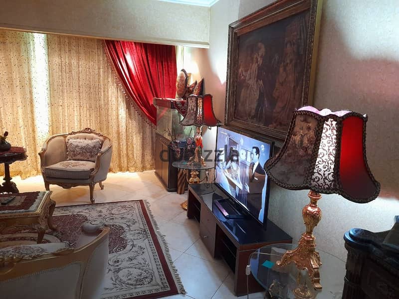 Furnished apartment for rent, 3 rooms, fully air-conditioned, in Nasr City, next to City Stars Mall 16