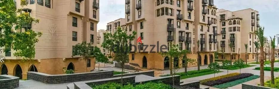 Apartment for sale in New Fustat – Arabesque Compound, featuring a prime view and installment plans up to 12 years