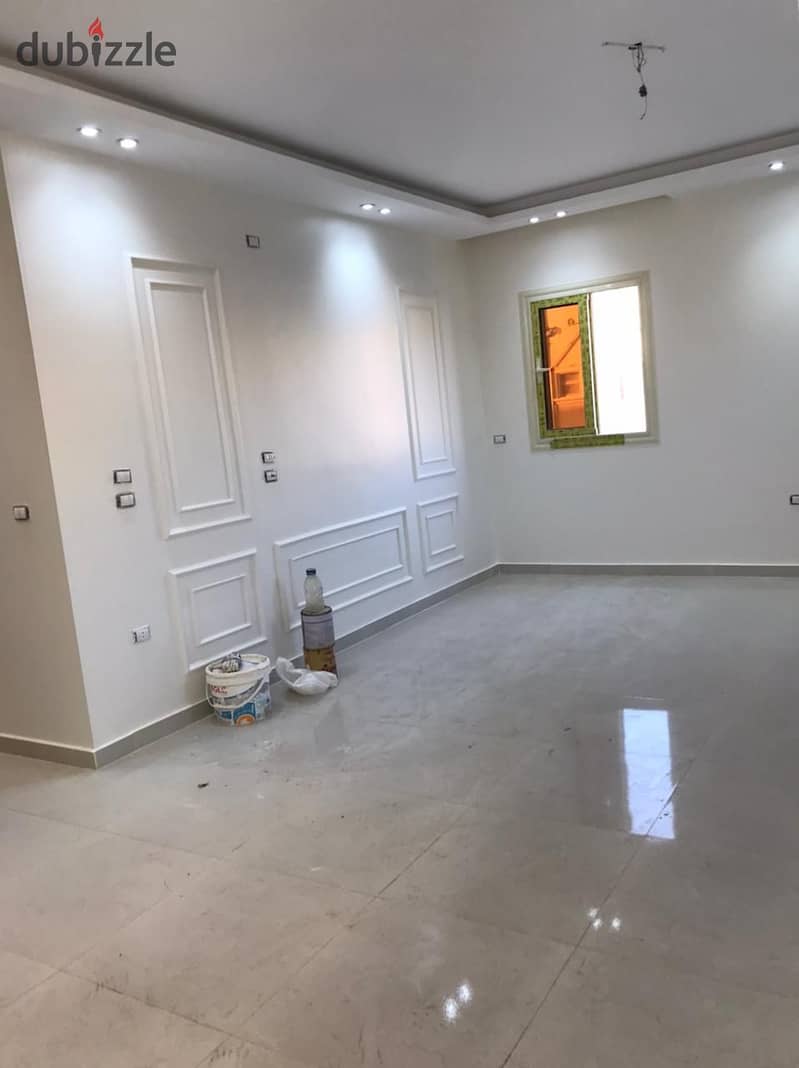 For sale, an apartment inside a villa in Al-Fardous City, Al-Wahat Road, 6th of October 2