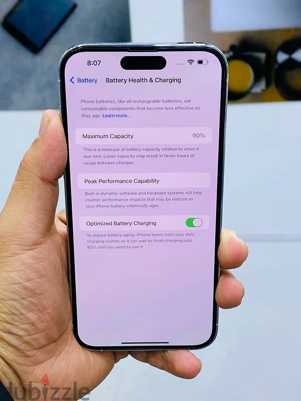 iphone 14 pro max بحاله الجديد 5