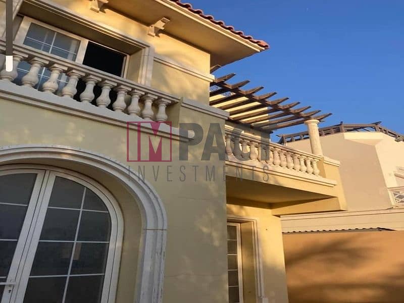 فيلا للبيع في الباتو تاون - Patio towen  بالسعر القديم عند الجامعه الامريكيه بالتجمع الخامس 7