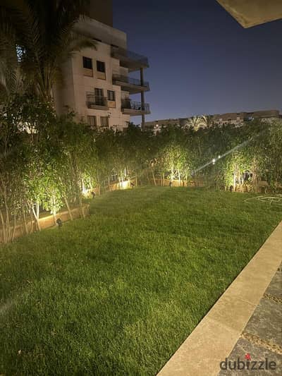 Luxurious fully furnished apartment with garden for rent in Eastown Sodic compound New Cairo fifth settlement