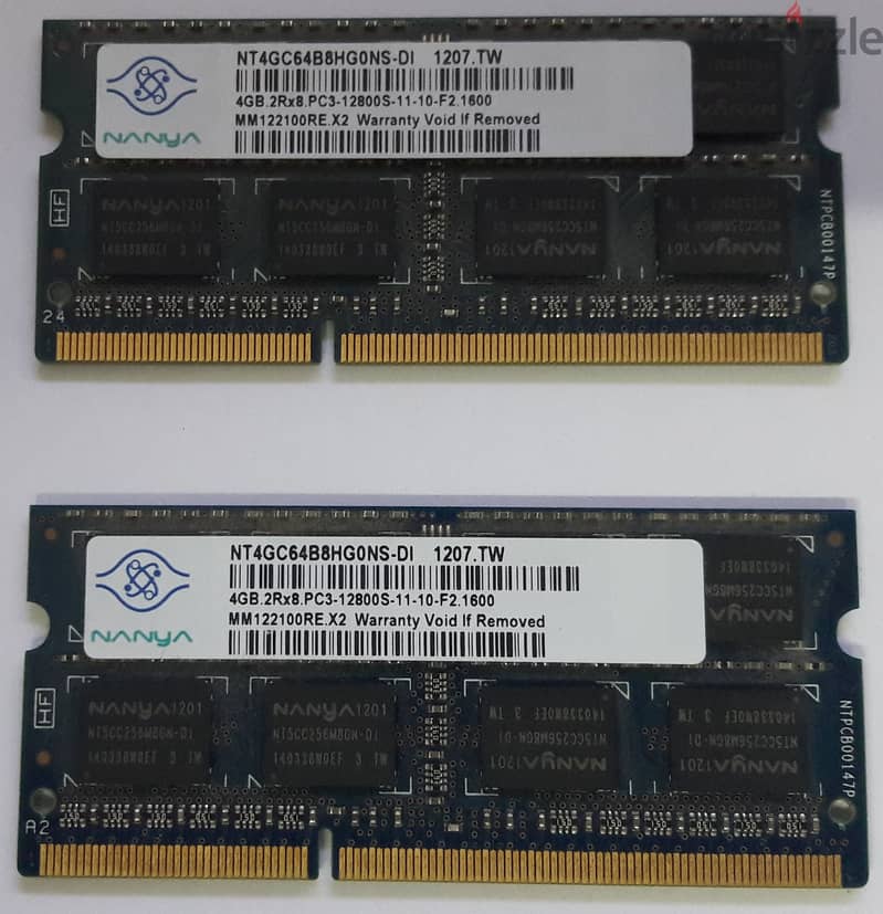 رامات 4 جيجا Ddr3 لاب توب بحالة ممتازة 0