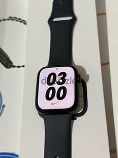 Apple Watch Series 7 45mm Midnight Alu Mid Sport Band GPS 0