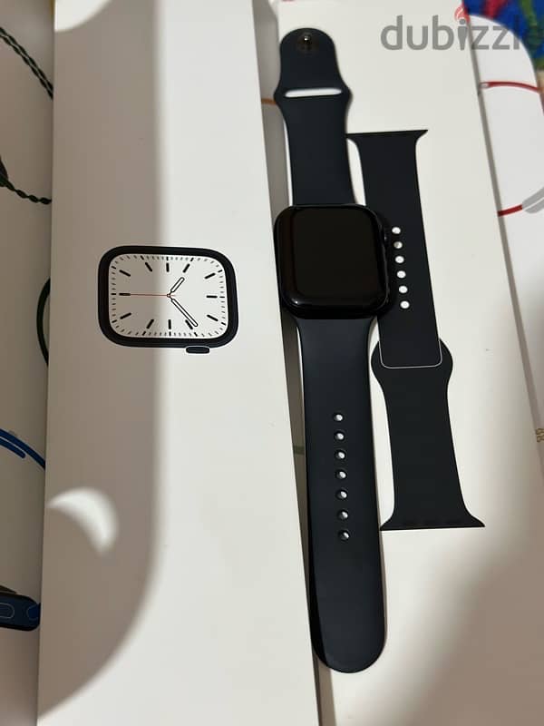 Apple Watch Series 7 45mm Midnight Alu Mid Sport Band GPS 1