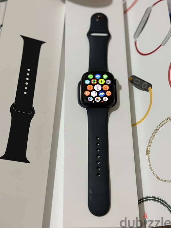 Apple Watch Series 7 45mm Midnight Alu Mid Sport Band GPS 2