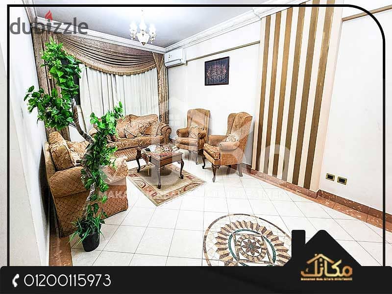 Furnished Apartment for Rent - 135 sqm on Tutankhamun Street – Smouha 0