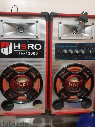 سماعات صب Hero HR-13000 بحالة ممتازة