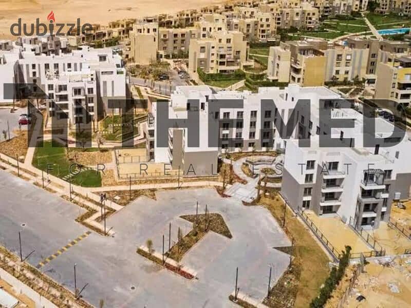 with Dp 1,400,000 EGP an apartment 90m + private garden 100m   in Palm Parks, for sale apartment in October next to Hassan Allam, New Giza, Hyde Park 0