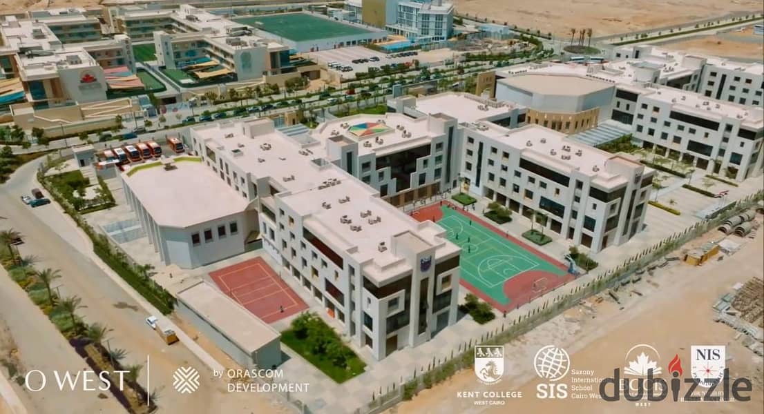 شقتك متشطبة بالكامل فى أو ويست دقائق من جامعة MSA و مول مصر O West Orascom 18