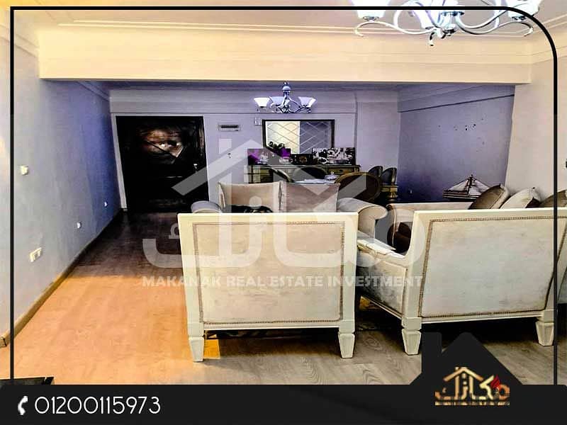 Distinctive Apartment 130 sqm for Sale – Tharwat, Directly on the Tram 2