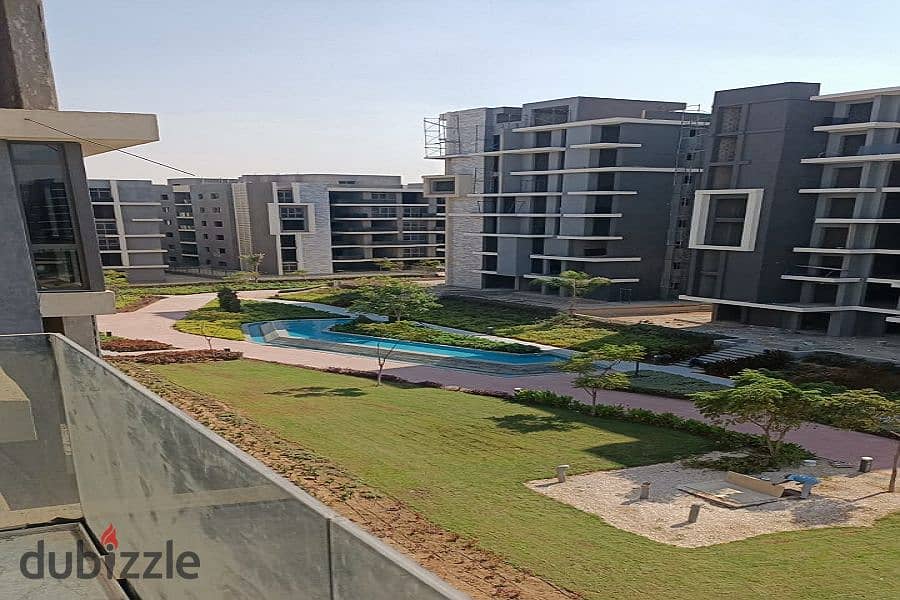 Apartment 177 m for sale, Sun Capital Compound, ready to move and fully finished with kitchen, in front of the Pyramids 9