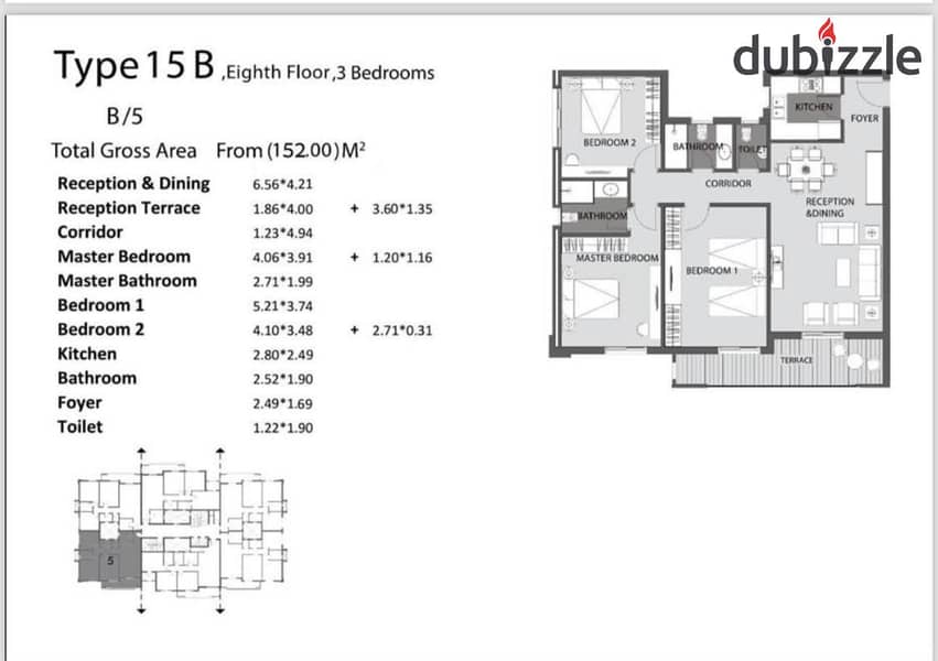 Apartment for sale in New Capital Area R7 Taj Misr Company 1