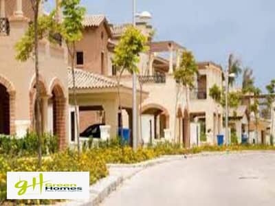 Twin house for sale in Palm Hills New Cairo, area 313 m, very special location