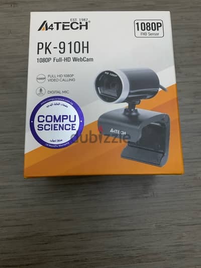 جديد متبرشم A4 Tech webcam pk-910H 1080P Full HD