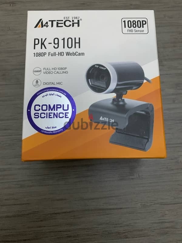 جديد متبرشم A4 Tech webcam pk-910H 1080P Full HD 0