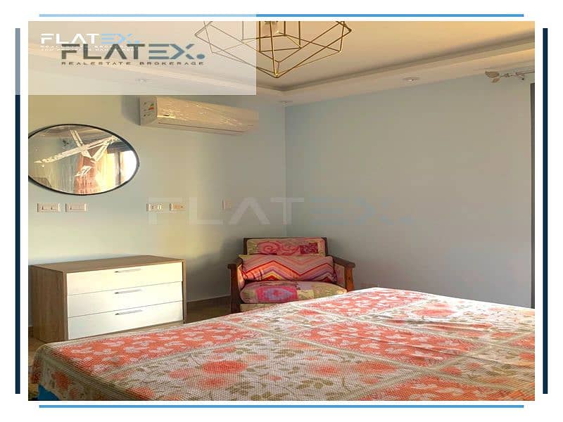 Rent a fully furnished ground floor apartment with a garden in Azad Compound 9