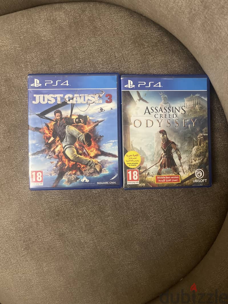 Assassin's creed odyssey and just cause 3 0