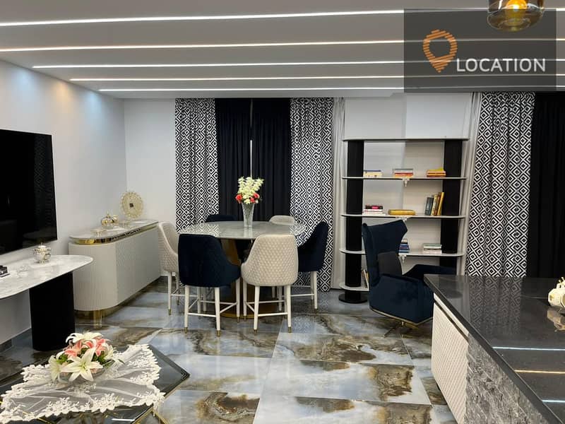 For sale, a 165 sqm hotel apartment with Ultra Super Lux finishes, furnishings and appliances, in B12, the highest distinction on the torrent stream i 2