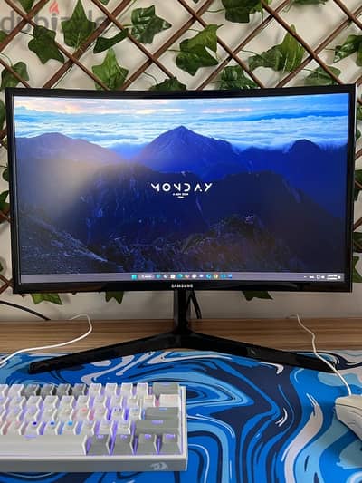 Samsung Odyssey Curved Monitor 24“ 144Hz CRG5