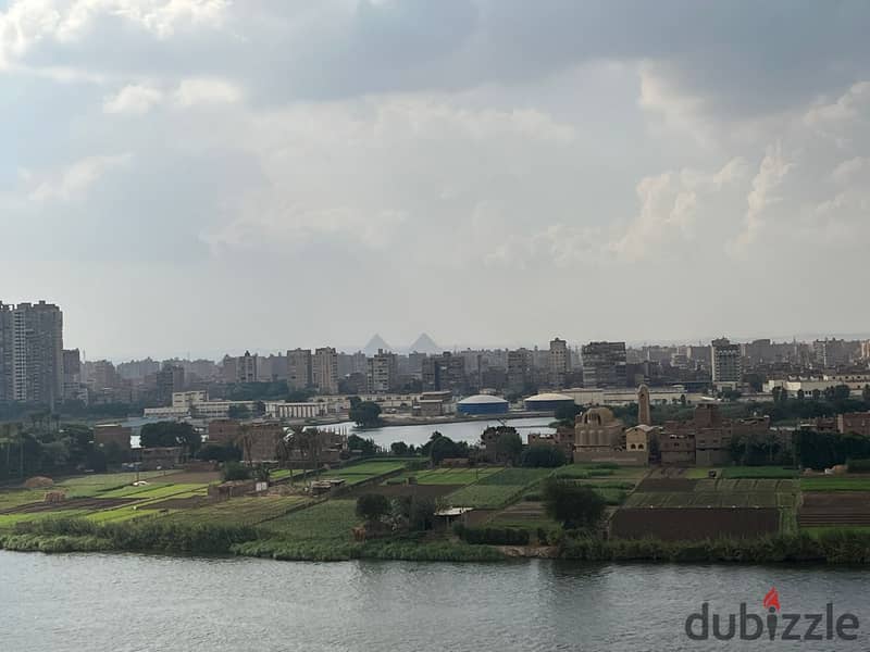 Apartment next to Hilton with a wonderful view, first row directly on the Nile, fully finished with furniture, appliances and air conditioners, and in 6