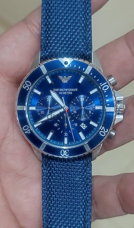 emporeo armani blue original watch 2