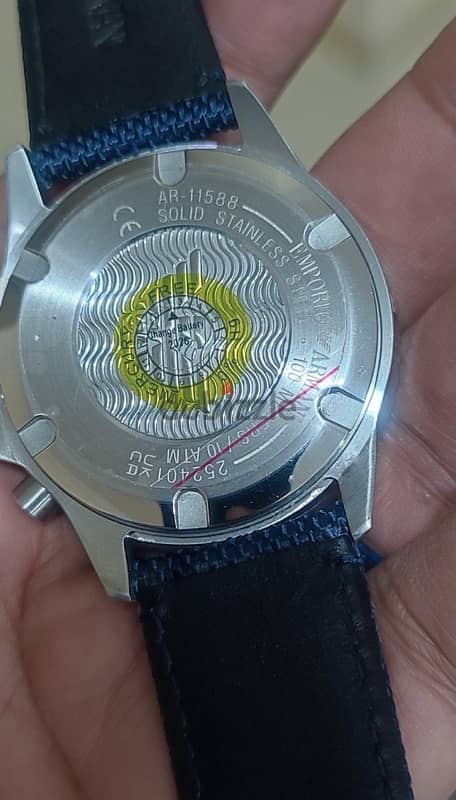 emporeo armani blue original watch 3