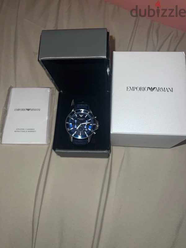 emporeo armani blue original watch 6