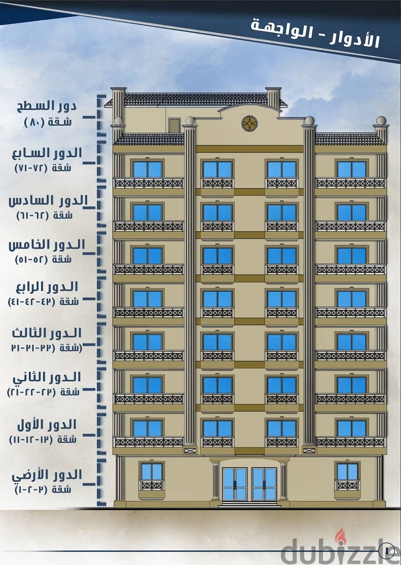 عمارة سكنية كاملة للبيع بالمعراج العلية خلف كارفور المعادي 1