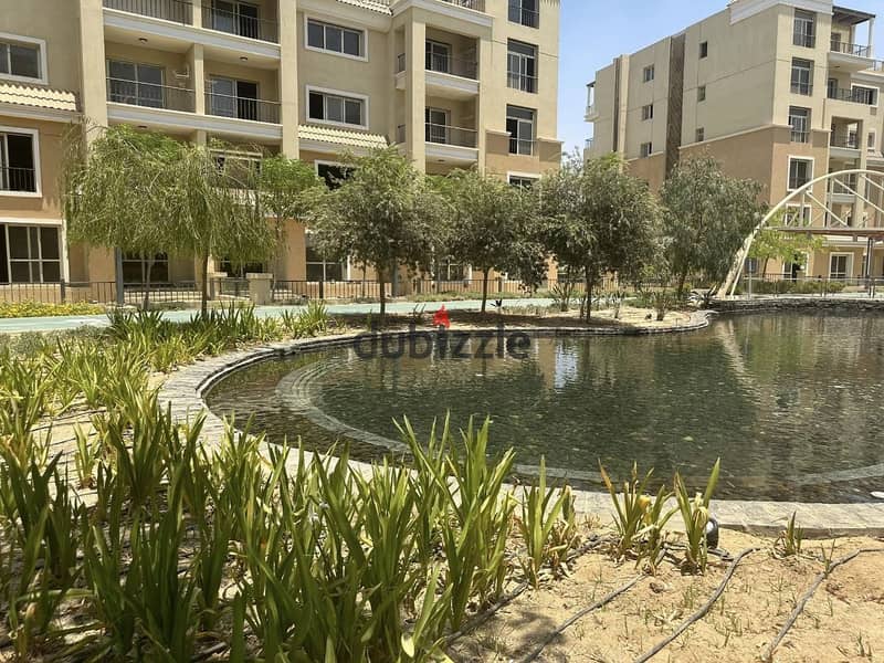 For sale, a studio of 81 m with a view of the lagoon, directly on the Suez Road, in Sarai 1