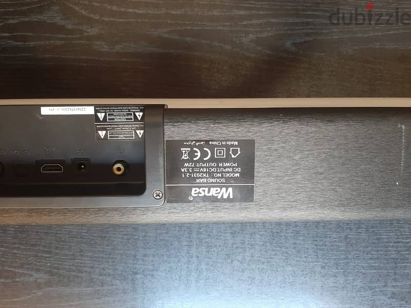 Wansa Sound bar TK2031-2.1 1