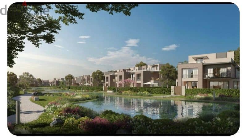 شقة غرفتين ١١٣م فى كمبوند GARDEN LAKES شركة HYDE PARK  الشيخ زايد 2